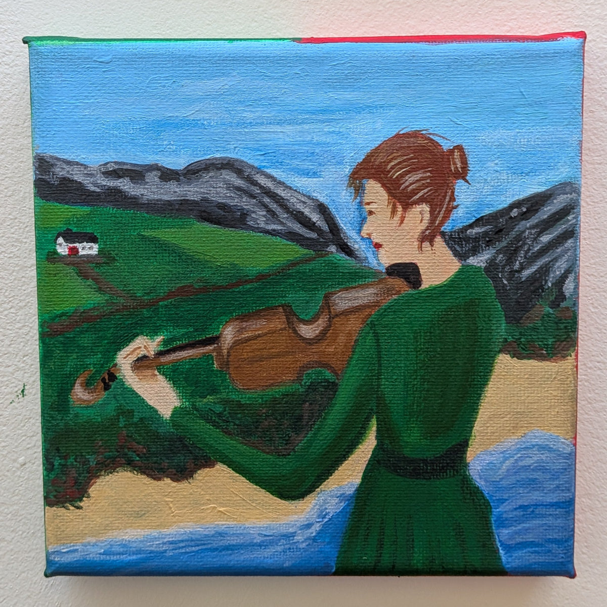 Lady with Fiddle
